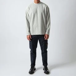 NN07 BENJA LS 3498 GREY MELANGE -jupiter shop NN07TROJA 1