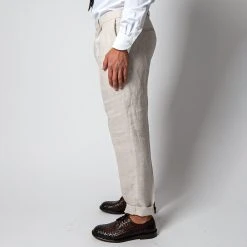 Oscar Jacobson DELON LINEN TROUSERS TRENCH BEIGE 10 Oscar Jacobson DELON LINEN TROUSERS TRENCH BEIGE -jupiter shop OSCARJACOBSONBYXA 4 664a6192 cc25 452a 87a5 3620653fe9b3