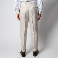 Oscar Jacobson DELON LINEN TROUSERS TRENCH BEIGE 12 Oscar Jacobson DELON LINEN TROUSERS TRENCH BEIGE -jupiter shop OSCARJACOBSONBYXA 5 6671dc38 90e1 4330 8d6a 41a76e50b10d