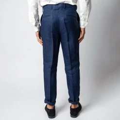 Oscar Jacobson DELON LINEN TROUSERS NAVY -jupiter shop OSCARJACOBSONBYXA 6 fb442d30 5f55 4d56 9e99 490cd77defbe