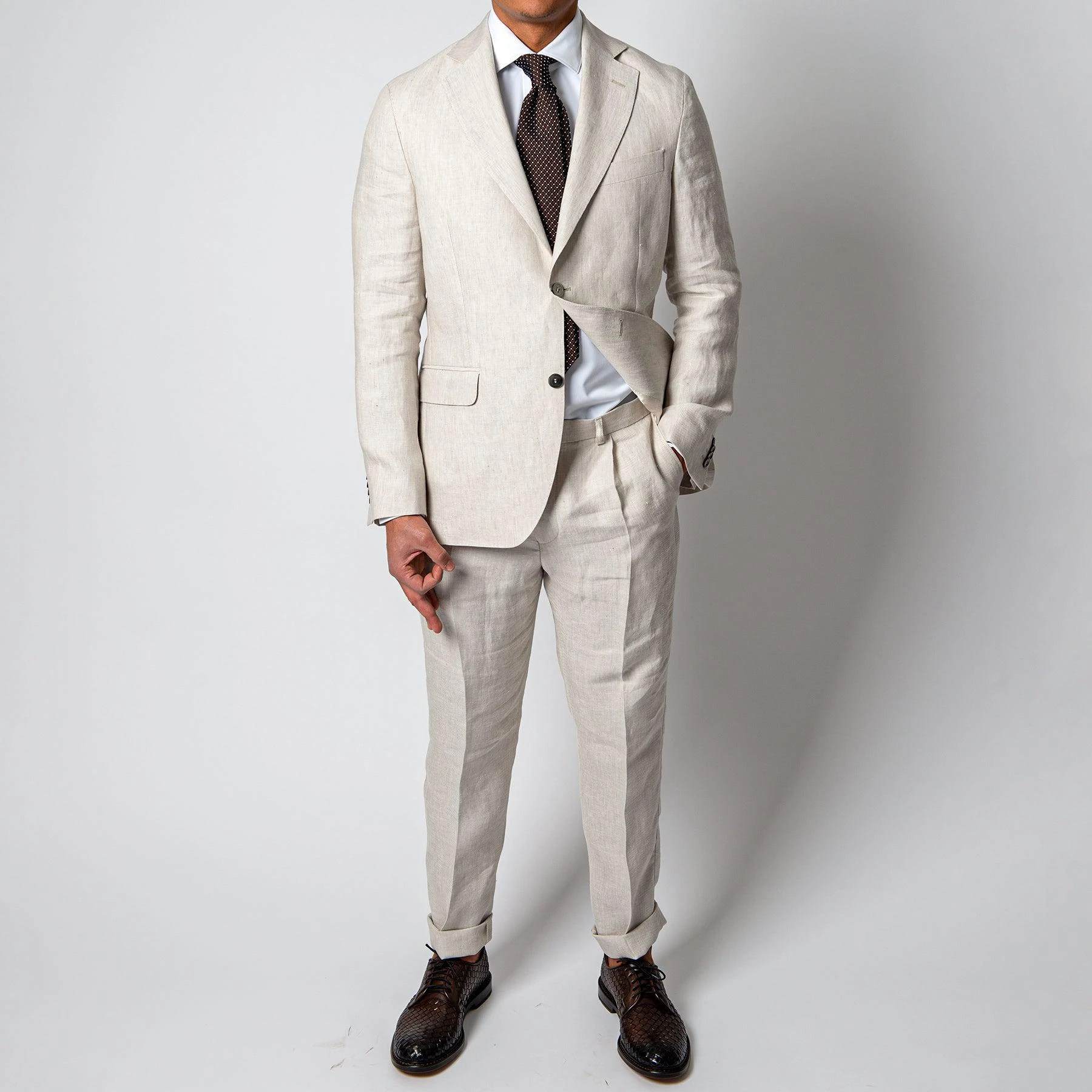 Oscar Jacobson FERRY SOFT BLAZER LIGHT BEIGE 8 Oscar Jacobson FERRY SOFT BLAZER LIGHT BEIGE - Bild 6