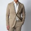 Oscar Jacobson EGEL STRETCH PATCH POCKET BLAZER ROUGH BEIGE -jupiter shop OSCARJACOBSONKAVAJ 3 1