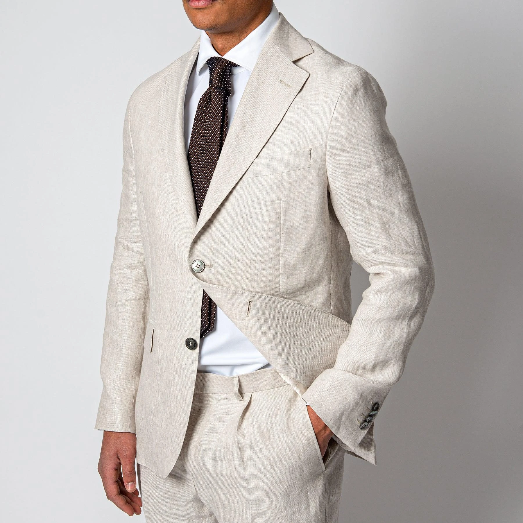 Oscar Jacobson FERRY SOFT BLAZER LIGHT BEIGE 4 Oscar Jacobson FERRY SOFT BLAZER LIGHT BEIGE - Bild 2