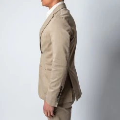 Oscar Jacobson EGEL STRETCH PATCH POCKET BLAZER ROUGH BEIGE -jupiter shop OSCARJACOBSONKAVAJ 5 1