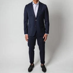 Oscar Jacobson FOGERTY WOOL BLAZER DARK BLUE 13 Oscar Jacobson FOGERTY WOOL BLAZER DARK BLUE -jupiter shop OSCARJACOBSONKOSTYM 1 1