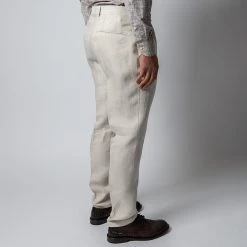 Oscar Jacobson DELON LINEN TROUSERS WHITE GRASS -jupiter shop OSCARJACOBSONKOSTYM 1 8d9caa51 0c35 4fef 85c6 01515ad16834