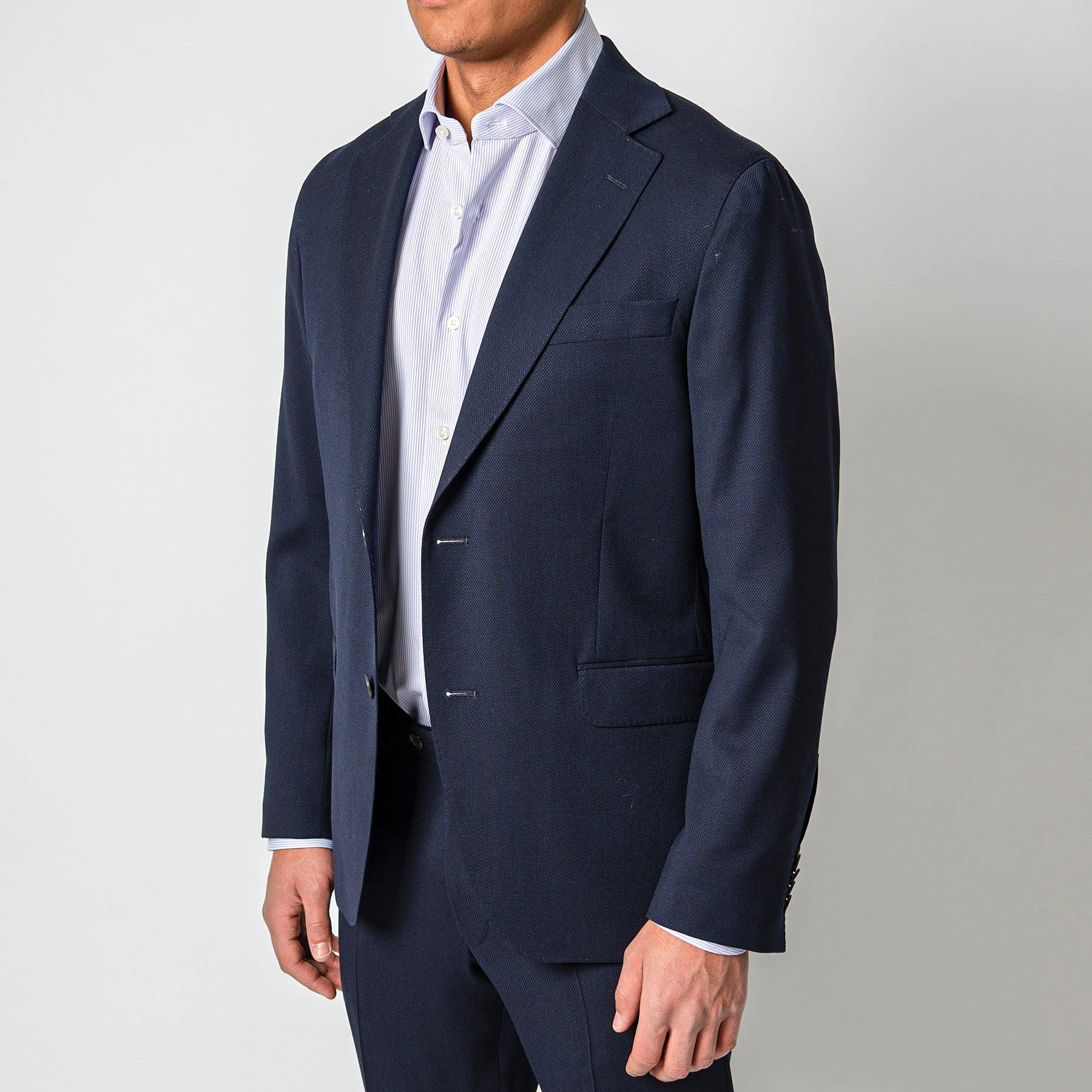Oscar Jacobson FOGERTY WOOL BLAZER DARK BLUE 4 Oscar Jacobson FOGERTY WOOL BLAZER DARK BLUE - Bild 2