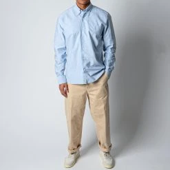 Oscar Jacobson REGULAR FIT OXFORD SHIRT OXFORD BLUE 13 Oscar Jacobson REGULAR FIT OXFORD SHIRT OXFORD BLUE -jupiter shop OSCARJACOBSONSKJORTA 1