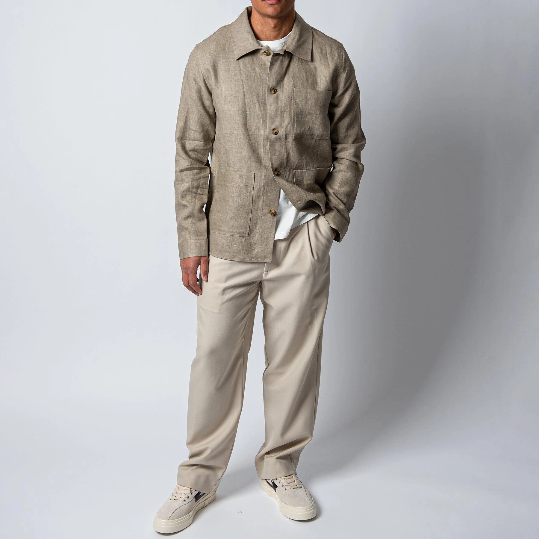 NN07 OLAV HYBRID BLAZER GREIGE 8 NN07 OLAV HYBRID BLAZER GREIGE - Bild 6