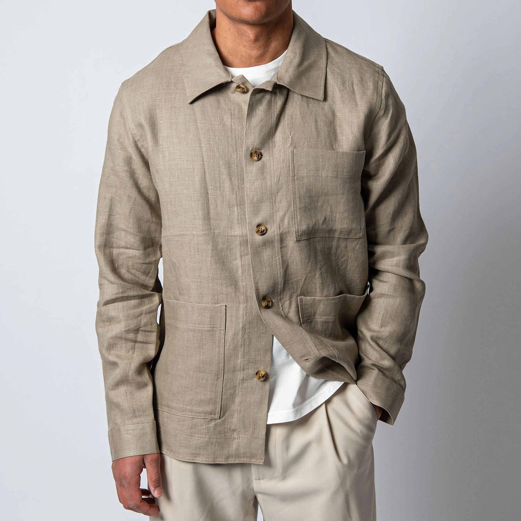 NN07 OLAV HYBRID BLAZER GREIGE 3 NN07 OLAV HYBRID BLAZER GREIGE