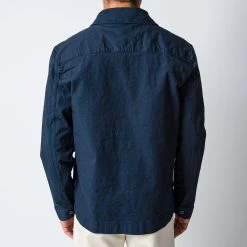 NN07 OLAV HYBRID SHIRTJACKET NAVY BLUE -jupiter shop OVERSHIRTNN07 5