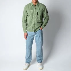 Stone Island COTTON OVERSHIRT SAGE -jupiter shop OVERSHIRTSTONEISLAND 2