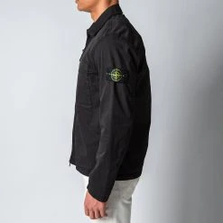 Stone Island COTTON STRETCH OVERSHIRT BLACK -jupiter shop OVERSHIRTSTONEISLAND 4 49a18095 6f8d 471b b762 1278023b37ff