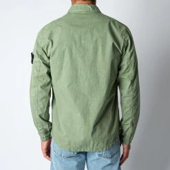 Stone Island COTTON OVERSHIRT SAGE -jupiter shop OVERSHIRTSTONEISLAND 6