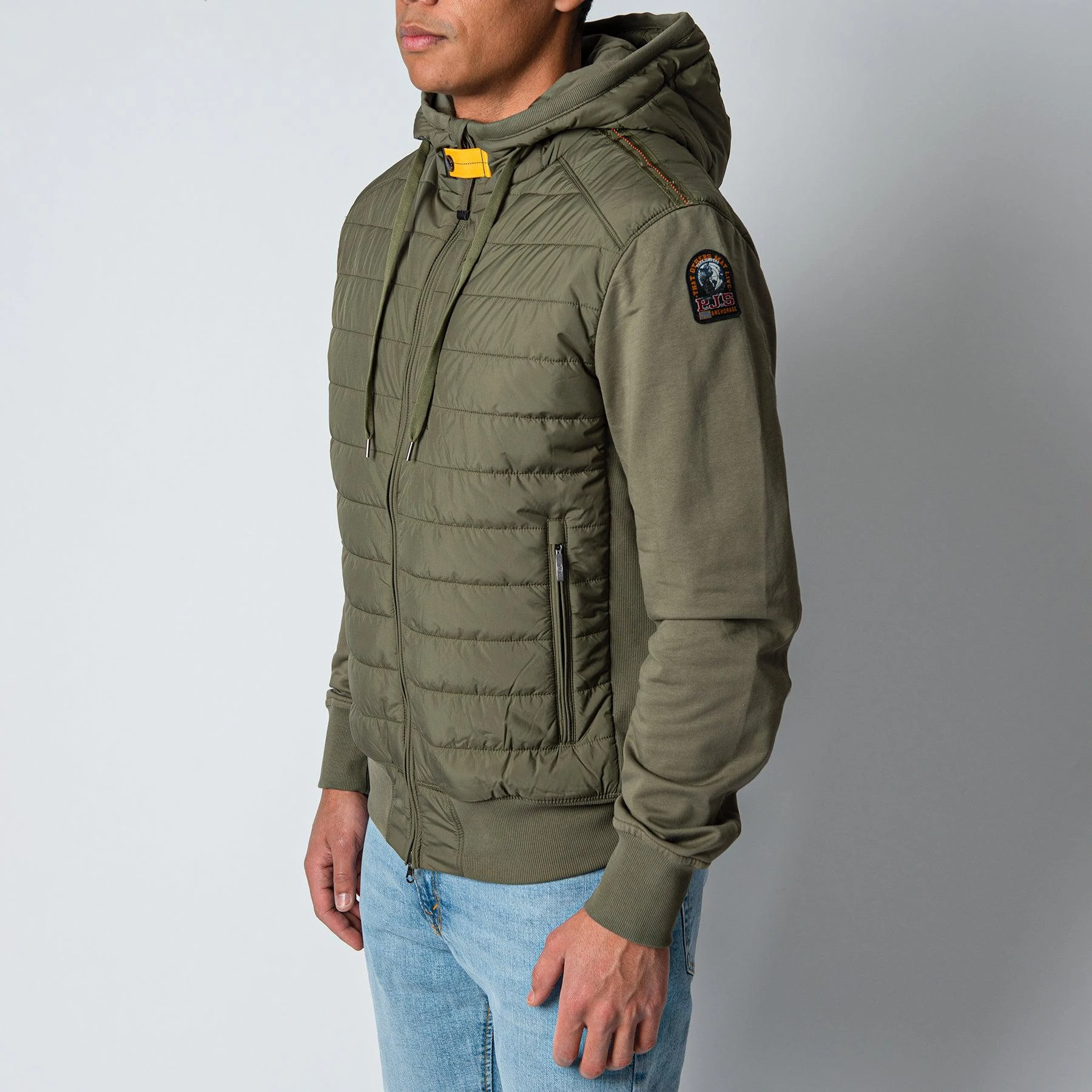 PARAJUMPERS IVOR NYLON FLEECE HOODED JACKET CACTUS 5 PARAJUMPERS IVOR NYLON FLEECE HOODED JACKET CACTUS - Bild 3
