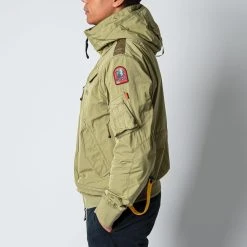 PARAJUMPERS GOBI HOODED BOMBER JACKET GREEN OLIVE -jupiter shop PARAJUMPERSJACKA 4 a7a182c7 60f7 4669 b6c1 18d41ac1ccfa