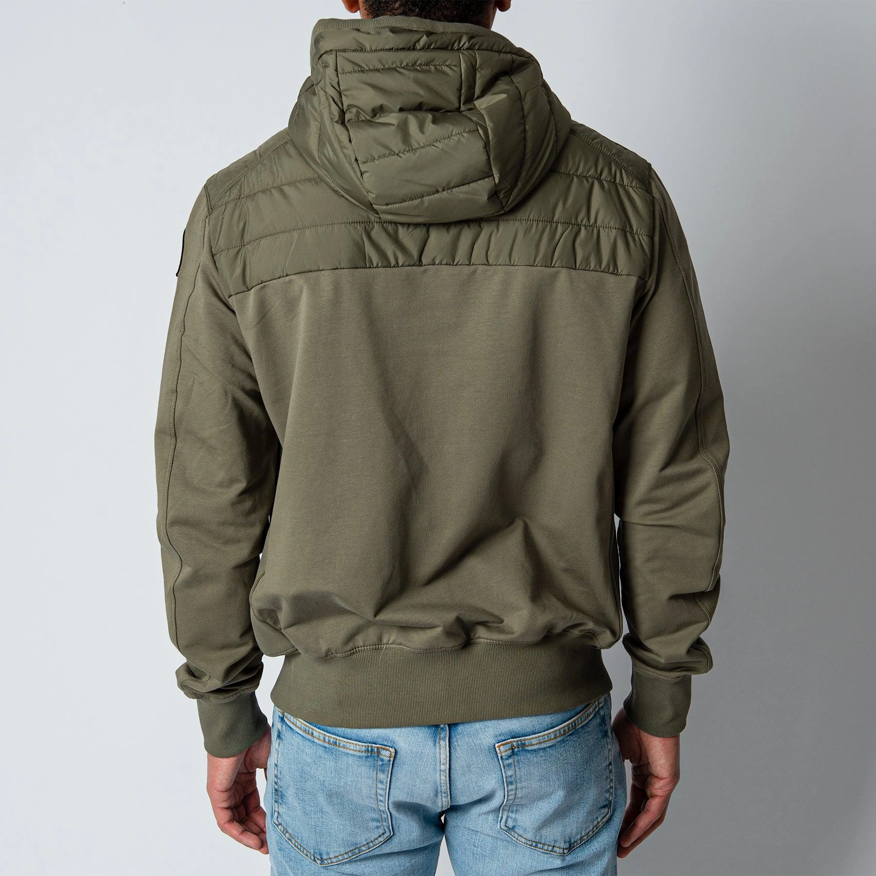 PARAJUMPERS IVOR NYLON FLEECE HOODED JACKET CACTUS 8 PARAJUMPERS IVOR NYLON FLEECE HOODED JACKET CACTUS - Bild 6