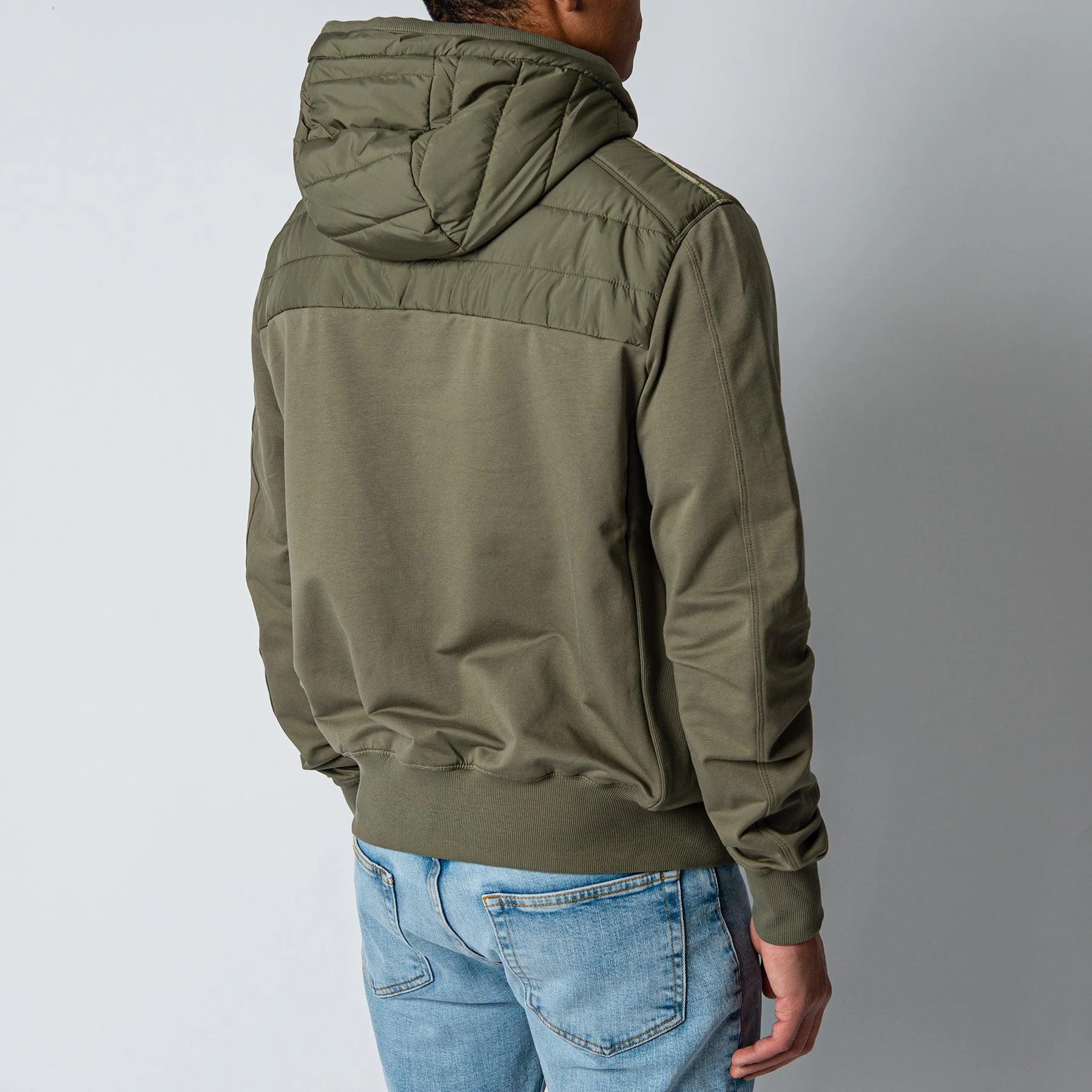 PARAJUMPERS IVOR NYLON FLEECE HOODED JACKET CACTUS 7 PARAJUMPERS IVOR NYLON FLEECE HOODED JACKET CACTUS - Bild 5