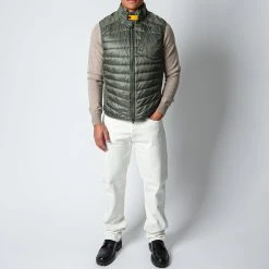 PARAJUMPERS ZAVIER PADDED VEST THYME -jupiter shop PARAJUMPERSVAST 1