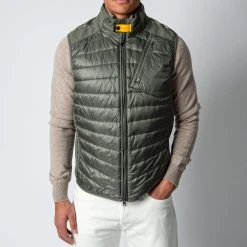 PARAJUMPERS ZAVIER PADDED VEST THYME