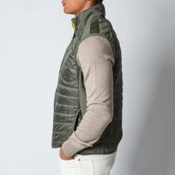 PARAJUMPERS ZAVIER PADDED VEST THYME -jupiter shop PARAJUMPERSVAST 4