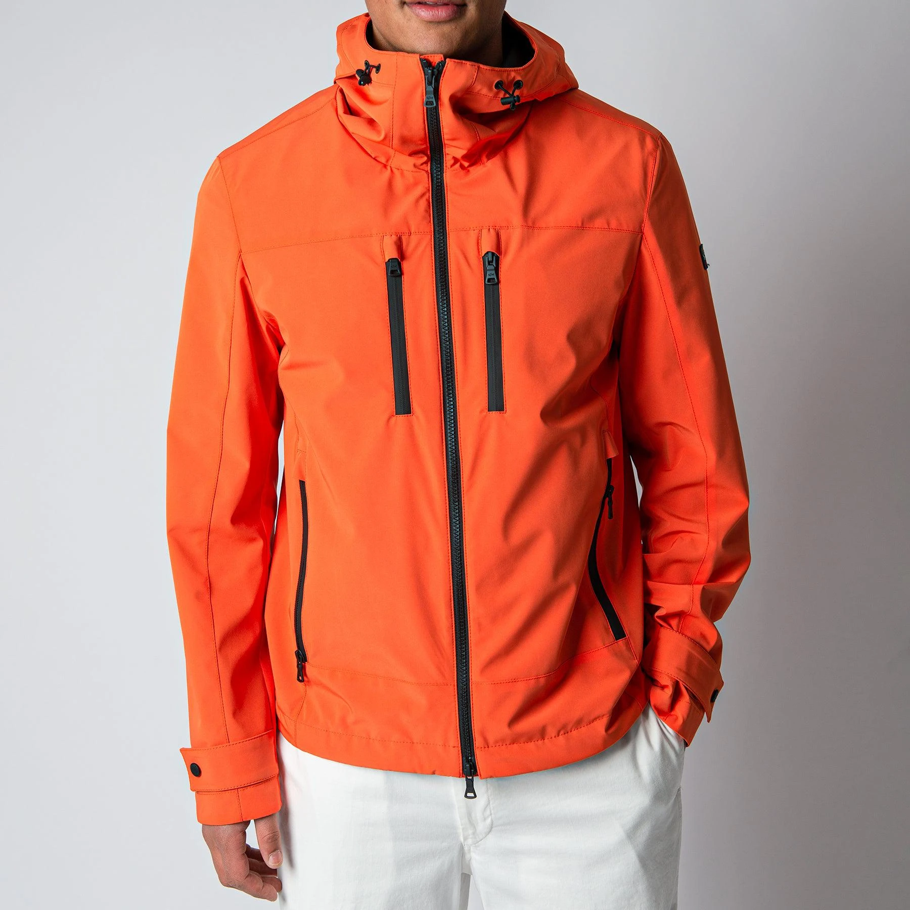 Paul&Shark MEN'S TYPHOON WINDBREAKER ORANGE 3 Paul&Shark MEN'S TYPHOON WINDBREAKER ORANGE