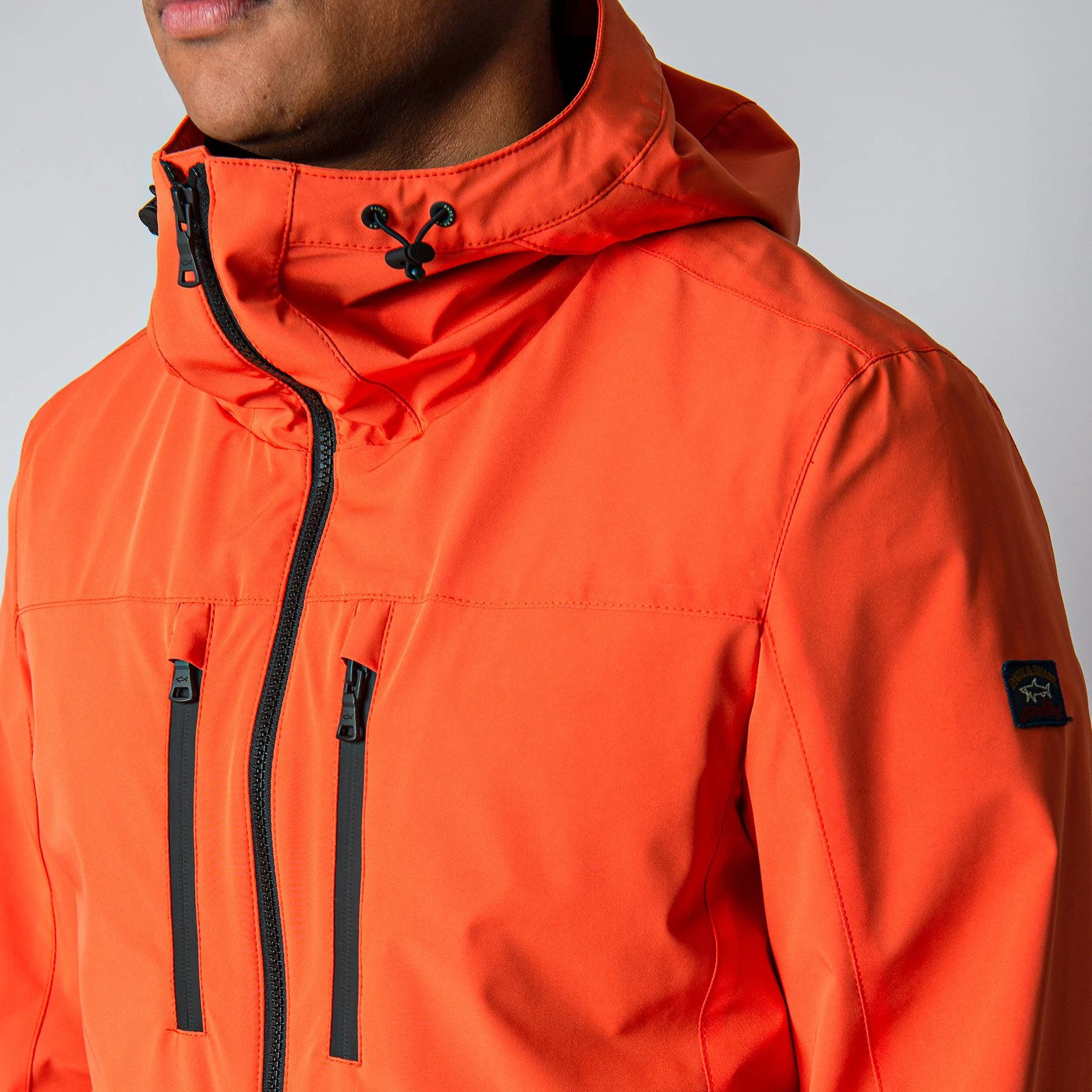 Paul&Shark MEN'S TYPHOON WINDBREAKER ORANGE 4 Paul&Shark MEN'S TYPHOON WINDBREAKER ORANGE - Bild 2