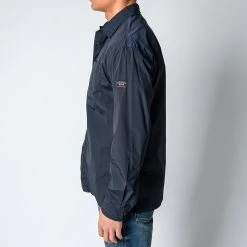 Paul&Shark ECO-NYLON SHIRT BLUE -jupiter shop PAUL SHARKOVERSHIRT 4