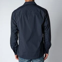 Paul&Shark ECO-NYLON SHIRT BLUE -jupiter shop PAUL SHARKOVERSHIRT 5