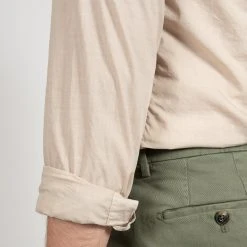 XACUS POPLIN SHIRT WITH BREAST POCKETS BEIGE -jupiter shop POPLIN SHIRT WITH BREAST POCKETS BEIGE SKJORTA XACUS Jupiter Kungsgatan Norrlandsgatan Stockholm 6