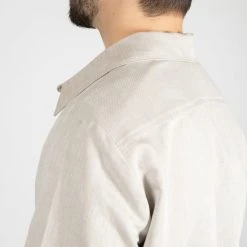 JUPITER X CAVALIERE POSA COTTON LINEN OVERSHIRT GREY -jupiter shop POSA COTTON LINEN OVERSHIRT GREY HYBRIDSKJORTA JUPITER X CAVALIERE Jupiter Kungsgatan Norrlandsgatan Stockholm 5