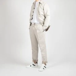 JUPITER X CAVALIERE POSA COTTON LINEN OVERSHIRT GREY -jupiter shop POSA COTTON LINEN OVERSHIRT GREY HYBRIDSKJORTA JUPITER X CAVALIERE Jupiter Kungsgatan Norrlandsgatan Stockholm 8