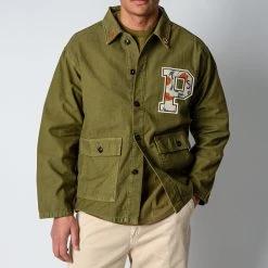 President's SATIN DYED RANGER SWEATER OLIVE