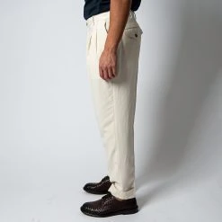 PT Torino THE REPORTER TWO PLEAT TROUSERS WHITE -jupiter shop PTTORINOBYXA 3 4dc9b548 1668 4114 891f 107e8ee7765f