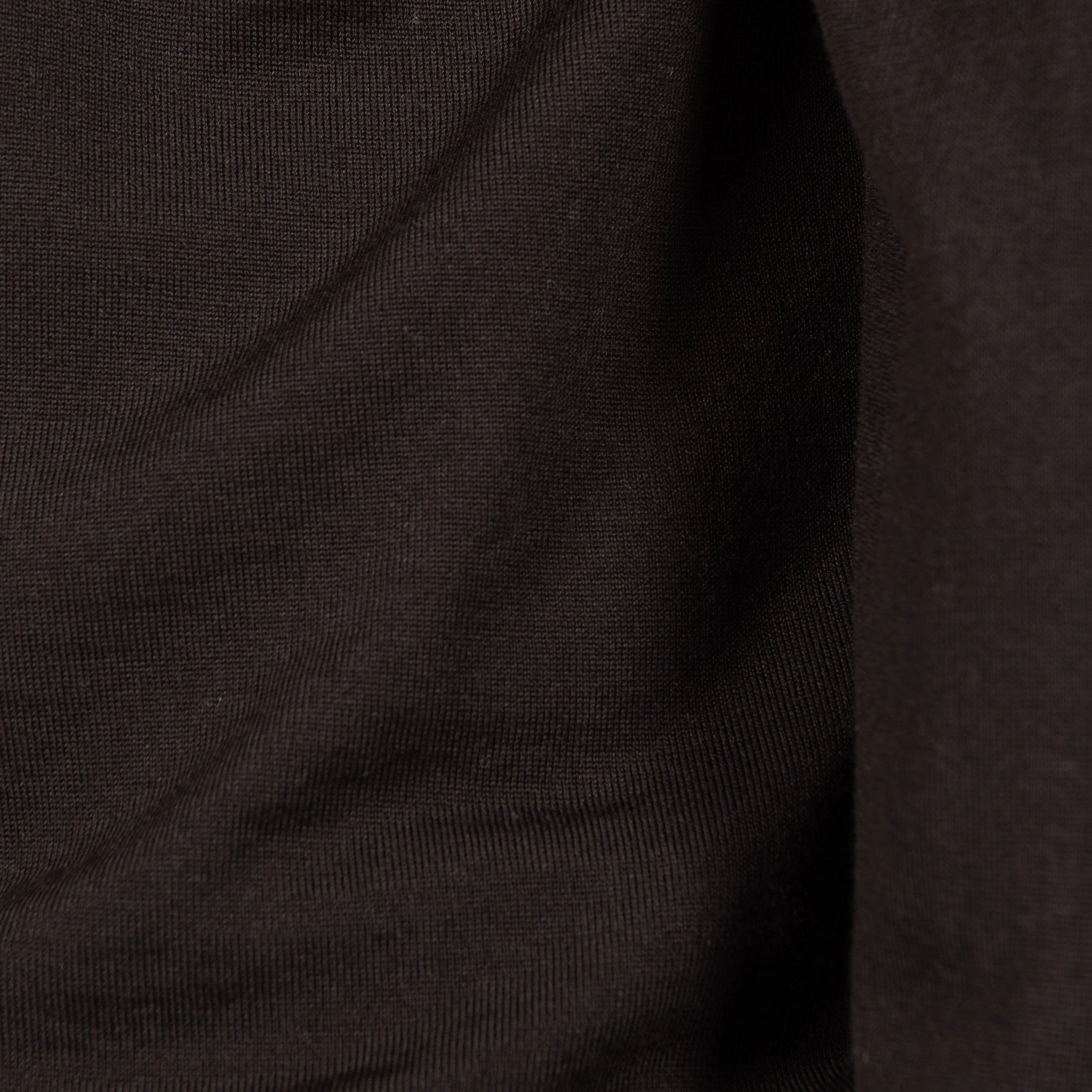 Filippo De Laurentiis ROYAL 120'S MERINO CREWNECK DARK BROWN 6 Filippo De Laurentiis ROYAL 120'S MERINO CREWNECK DARK BROWN - Bild 4