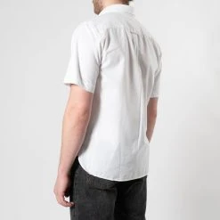 XACUS SHORT SLEEVE SHIRT WITH POCKETS WHITE -jupiter shop SHORT SLEEVE SHIRT WITH POCKETS WHITE SKJORTA XACUS Jupiter Kungsgatan Norrlandsgatan Stockholm 6