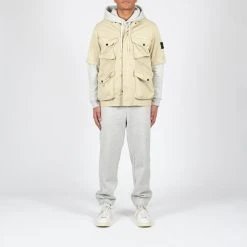Stone Island SHORT SLEEVED OVERSHIRT BEIGE 13 Stone Island SHORT SLEEVED OVERSHIRT BEIGE -jupiter shop SHORT SLEEVED OVERSHIRT BEIGE HYBRIDSKJORTA STONE ISLAND Jupiter Kungsgatan Norrlandsgatan Stockholm 3