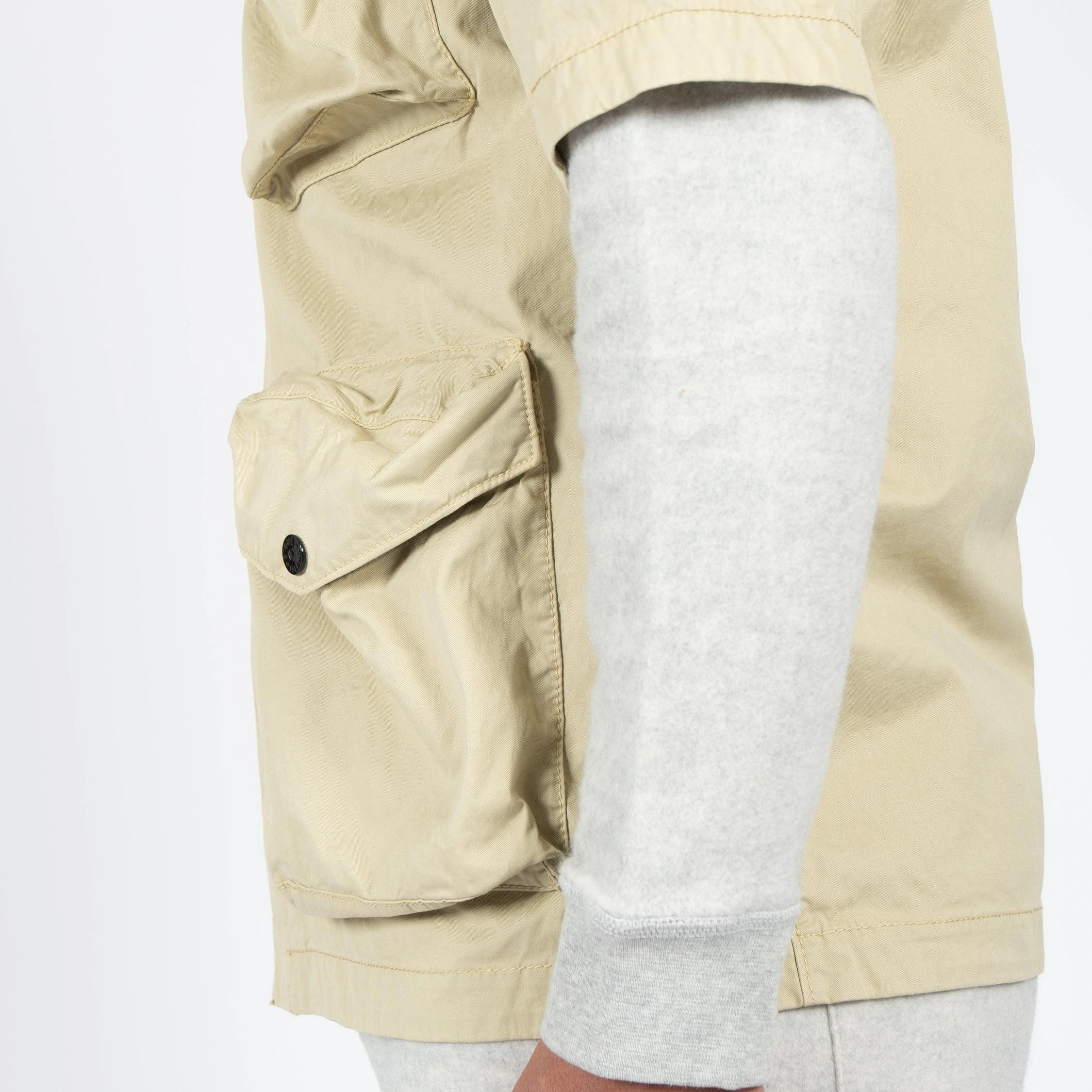 Stone Island SHORT SLEEVED OVERSHIRT BEIGE 10 Stone Island SHORT SLEEVED OVERSHIRT BEIGE - Bild 8