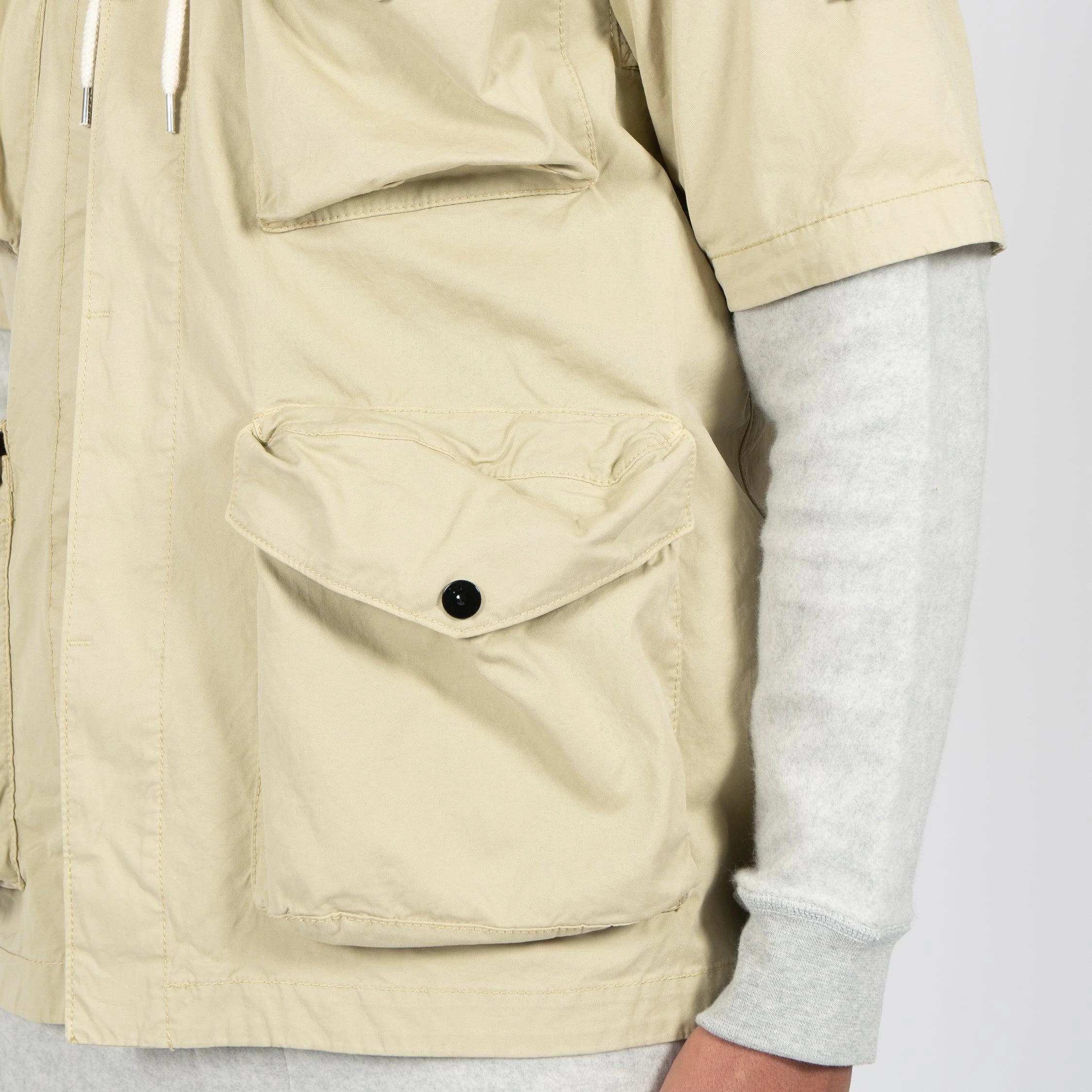 Stone Island SHORT SLEEVED OVERSHIRT BEIGE 11 Stone Island SHORT SLEEVED OVERSHIRT BEIGE - Bild 9