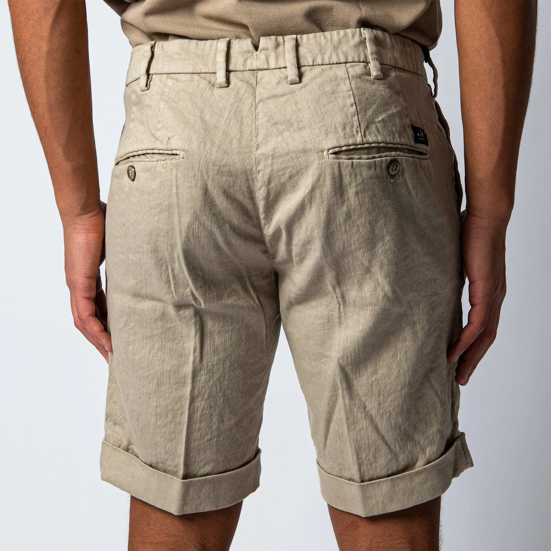MASON'S MILANO 1 PINCE SHORTS KHAKI 7 MASON'S MILANO 1 PINCE SHORTS KHAKI - Bild 5