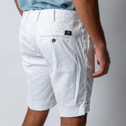 MASON'S MILANO 1 PINCE SHORTS WHITE -jupiter shop SHORTSMASON S 6