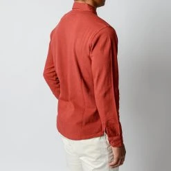 ADVERB JERSEY PIQUE SHIRT RED -jupiter shop SKJORTAADVERB 1