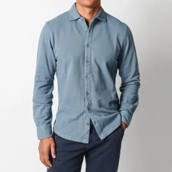 ADVERB JERSEY PIQUE SHIRT JEANS