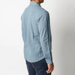 ADVERB JERSEY PIQUE SHIRT JEANS -jupiter shop SKJORTAADVERB 7