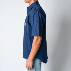 Drole De Monsieur LA CHEMISE SLOGAN NAVY -jupiter shop SKJORTADROLEDEMONSIEUR 4