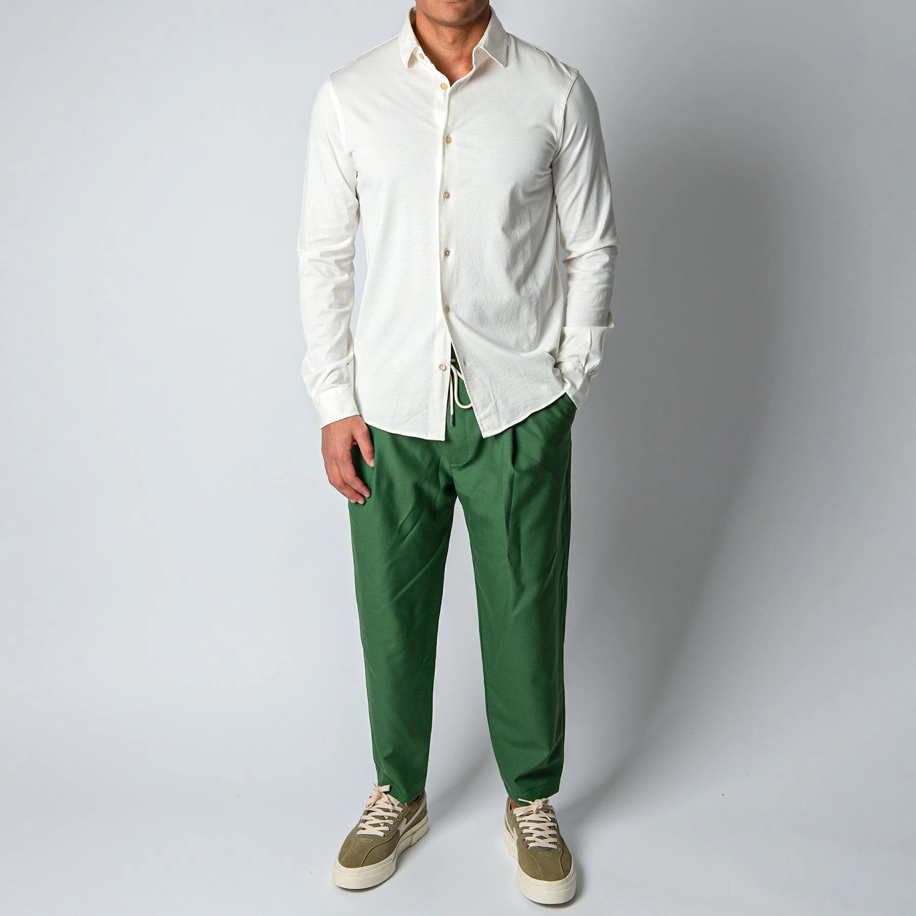 Filippo De Laurentiis LUXURY JERSEY SHIRT OFFWHITE 8 Filippo De Laurentiis LUXURY JERSEY SHIRT OFFWHITE - Bild 6