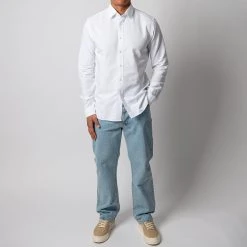 XACUS WASHED CASUAL OXFORD SHIRT WHITE -jupiter shop SKJORTAXACUS 2 ef4365c8 6006 4b35 982c c6e198dc575a