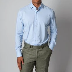 XACUS ACTIVE SOLID SHIRT 002 LIGHT BLUE