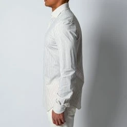 XACUS ACTIVE SHIRT BEIGE STRIPE -jupiter shop SKJORTAXACUS 4