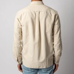 XACUS WASHED CASUAL OXFORD SHIRT BEIGE -jupiter shop SKJORTAXACUS 6 286b9e5f 83fe 4826 8783 cbc6705175b0